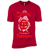 Queens Are Born In November T-Shirt Sexy Lips