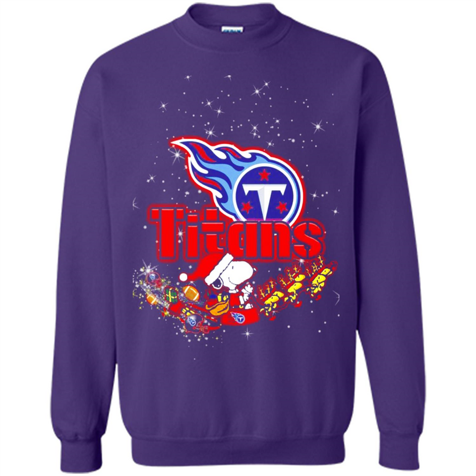 Snoopy Christmas Tennessee Titans - Sweatshirt