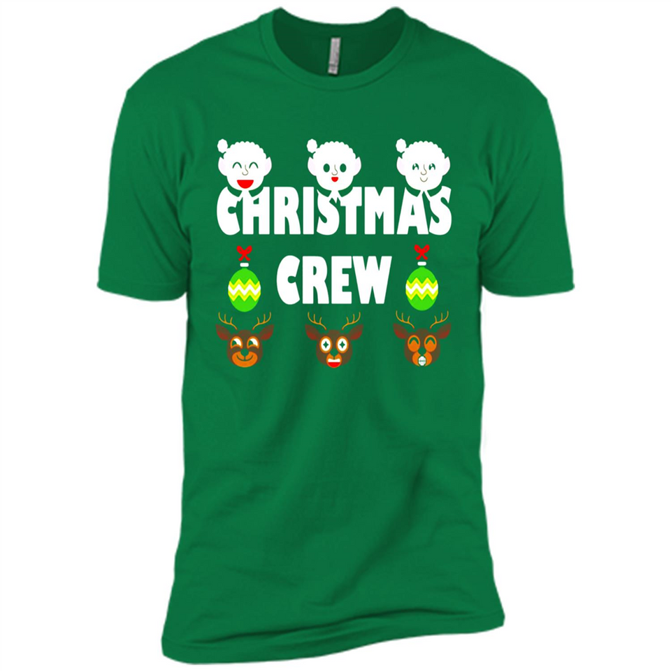 Christmas Crew Gifts Santa Elves Reindeer - Premium Short Sleeve T-Shirt