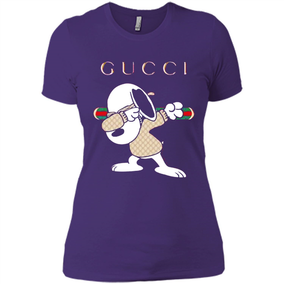 SNOOPY GUCCI DABBING - Ladies' Boyfriend T-Shirt