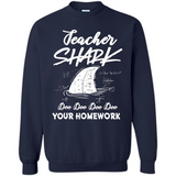Teacher Shark Doo Doo Doo Your Homework Shirt Ladies' Boyfriend