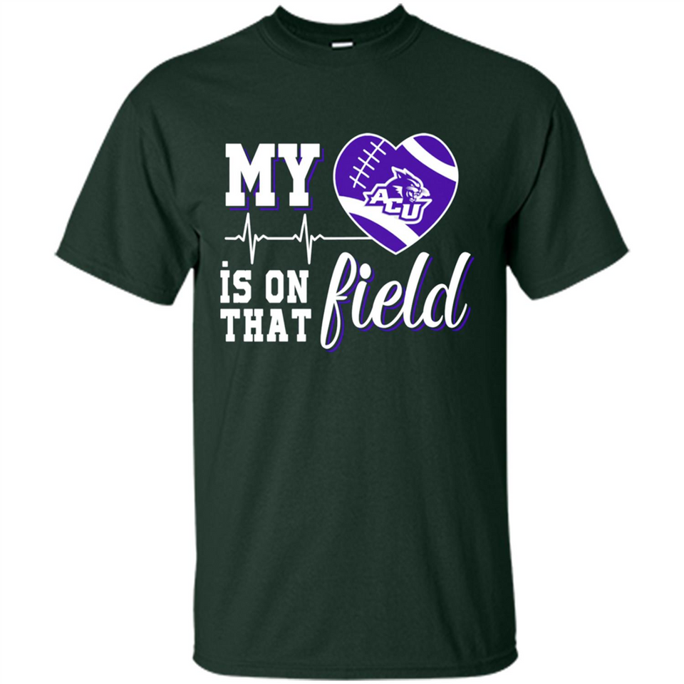 Abilene Christian Wildcats Football My Heart is on that Field - Shirt