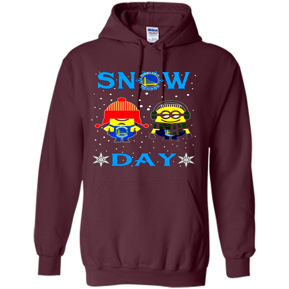 Snow Day Shirt For Golden State Warriors Vs Minion Fans pingpong