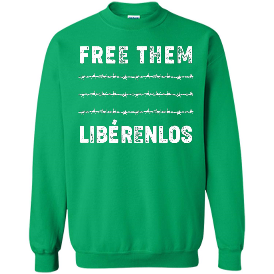 Peaceful Communities- Free Them Liberenlos Shirt PINGPONG - Sweatshirt