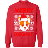 Funny Christmas Santa Corgi Dog Merry Corgmas - Sweatshirt