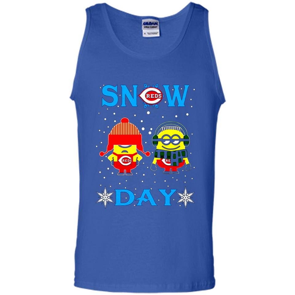 Snow Day Shirt For Cincinnati Reds Vs Minion Fans pingpong
