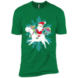 Unicorn And Santa Christmas 1 - Premium Short Sleeve T-Shirt