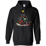 Merry And Bright Plumber Christmas Tree Shirt PINGPONG - Hoodie