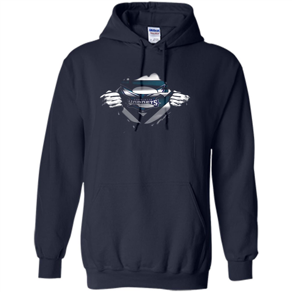 Charlotte Hornets And Superman Fans - Hoodie