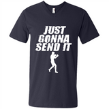 Just Gonna Send It Boxing Boxer Fighter Kick Fighting - Men's V-Neck