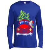 Vintage Santa red Truck Christmas Tree PINGPONG