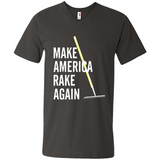 Make America Rake Again California Fires Paradise Youth T-Shirt PINGPONG - Men's V-Neck