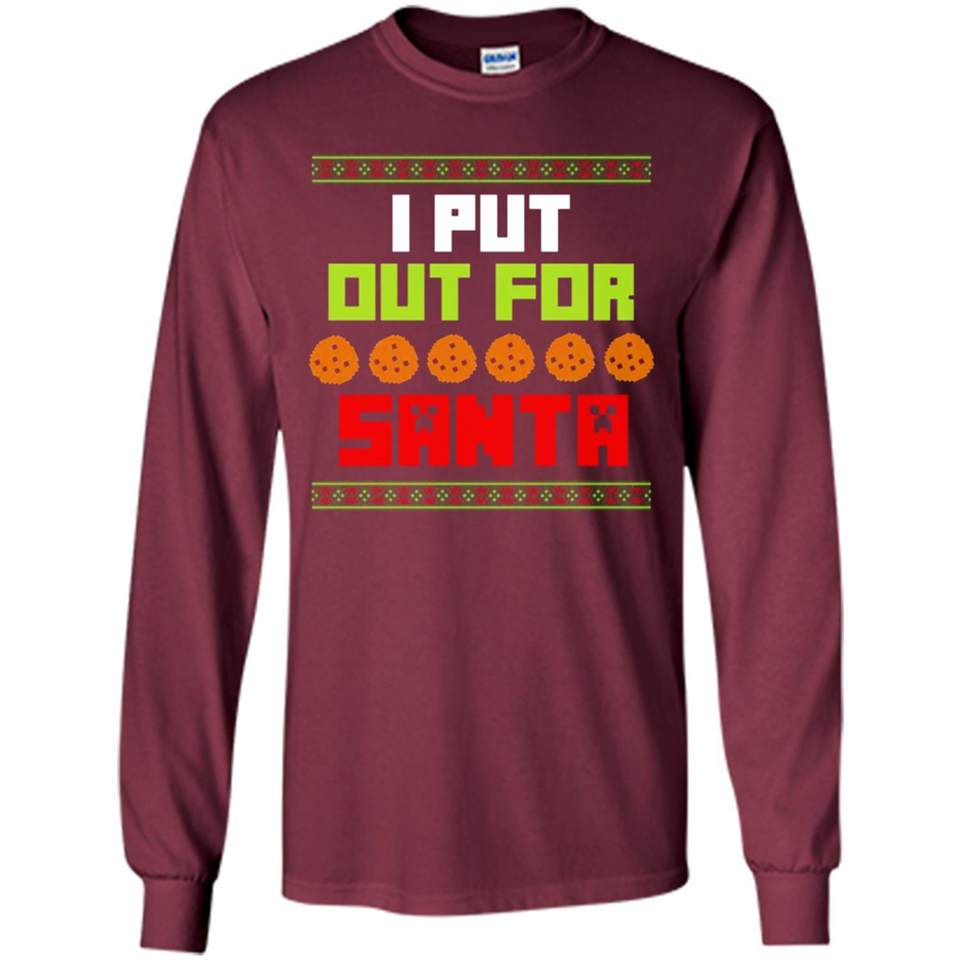 Cookies Out For Santa Christmas - Long Sleeve T-Shirt