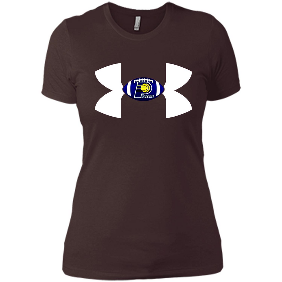 Indiana Pacers Under Armour Logo - Ladies' Boyfriend T-Shirt