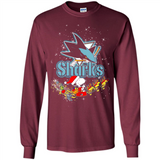 Snoopy Christmas San Jose Sharks - Long Sleeve T-Shirt