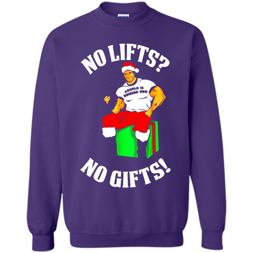 Arnold Is Numero Uno No Lifts No Gifts Christmas PINGPONG