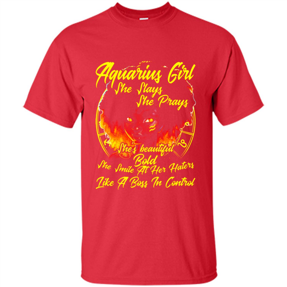 Aquarius Girl She Slays She Prays Zodiac Sign PINGPONG