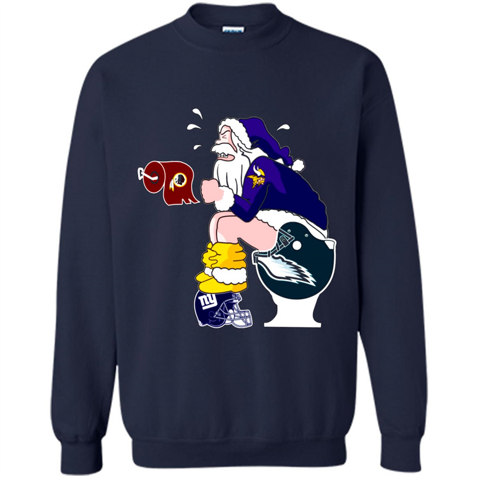Minnesota Vikings Toilet Santa Claus PINGPONG