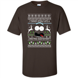 RICK AND MORTY-I TURNED MYSELF INTO A CHRISTMAS SWEATER MORTY UGLY XMAS SWEATER