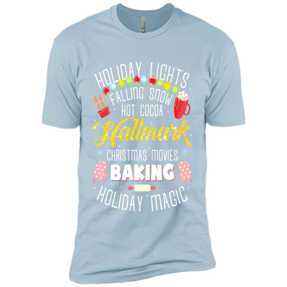 Holiday Lights Falling Snow Hot Cocoa Hallmark Christmas movie