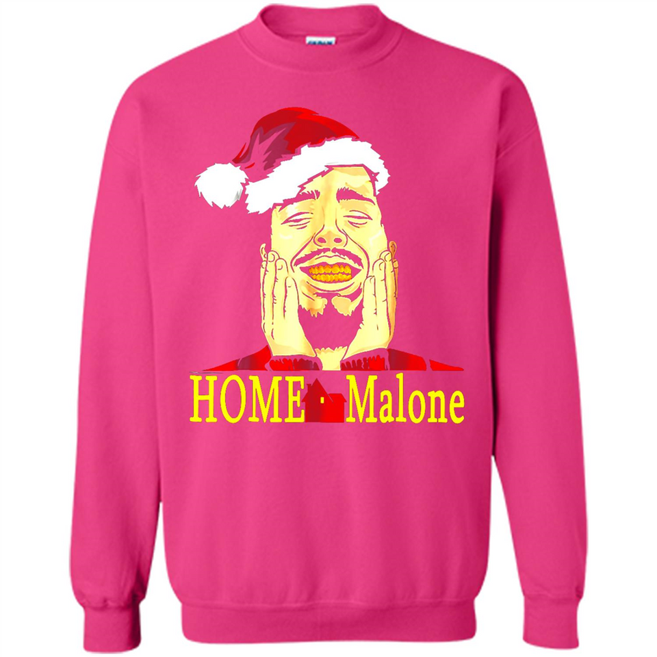 Home Malone Shirt Post Malone Christmas Sweatshirt - Sweatshirt