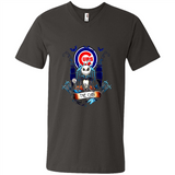 Chicago Cubs Halloween The Nightmare Before Christmas - Men's V-Neck