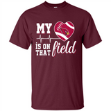 Arizona Cardinals Football My Heart is on that Field - Shirt