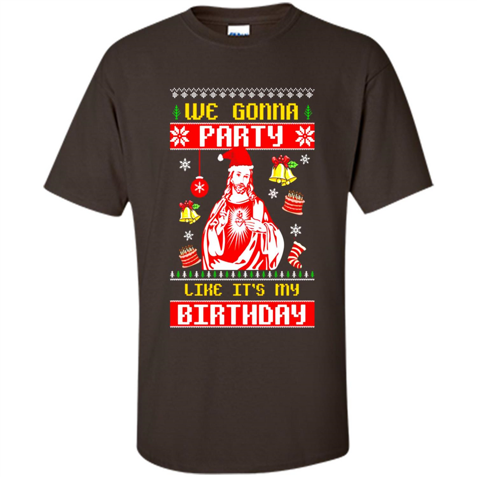 We Gonna Party Like It's My Birthday Jesus Christmas PINGPONG