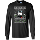 RICK AND MORTY-I TURNED MYSELF INTO A CHRISTMAS SWEATER MORTY UGLY XMAS SWEATER