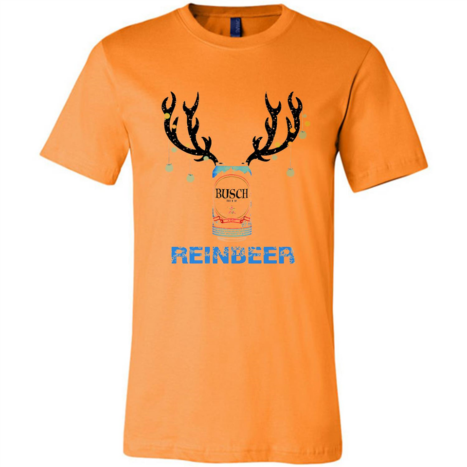 Busch Reinbeer Funny Beer Reindeer Christmas Sweatshirt - Canvas Unisex T-Shirt