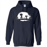 Snoopy The Peanuts Walking To The Moon