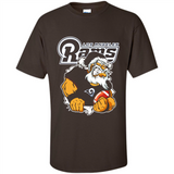 Grumpy Santa Claus Los Angeles Rams Football Team PINGPONG