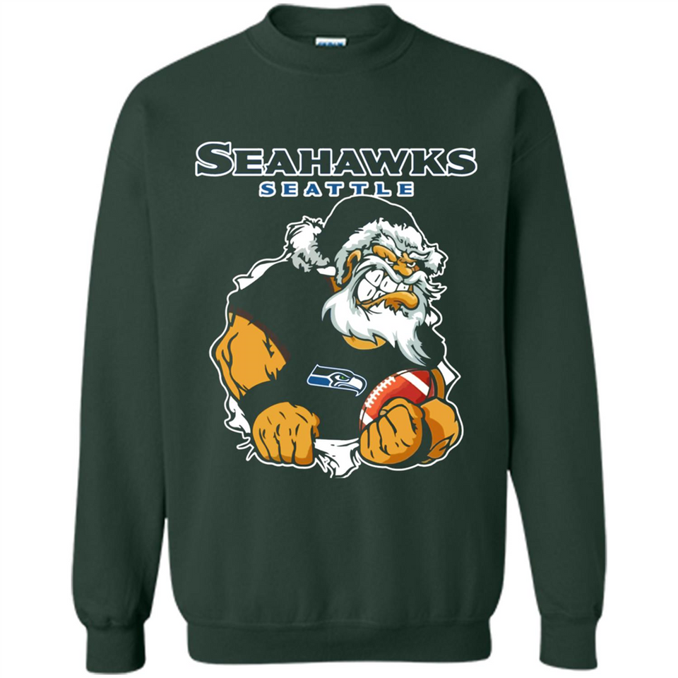 Grumpy Santa Claus Seahawks Seattle Football Team PINGPONG