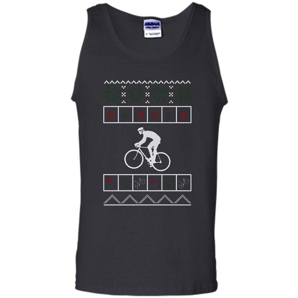 Christmas Ugly Sweater Cycling - Ugly Christmas Sweater - Tank Top