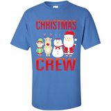 CHRISTMAS CREW Shirt X-mas Santa Snowman Reindeer Elf - Shirt