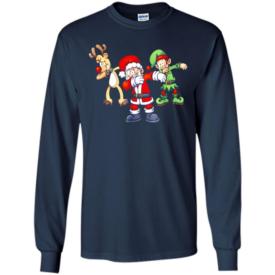 Dabbing Santa - Long Sleeve T-Shirt