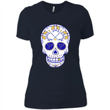 St. Louis Blues Hockey Sugar Skull Day of the Dead