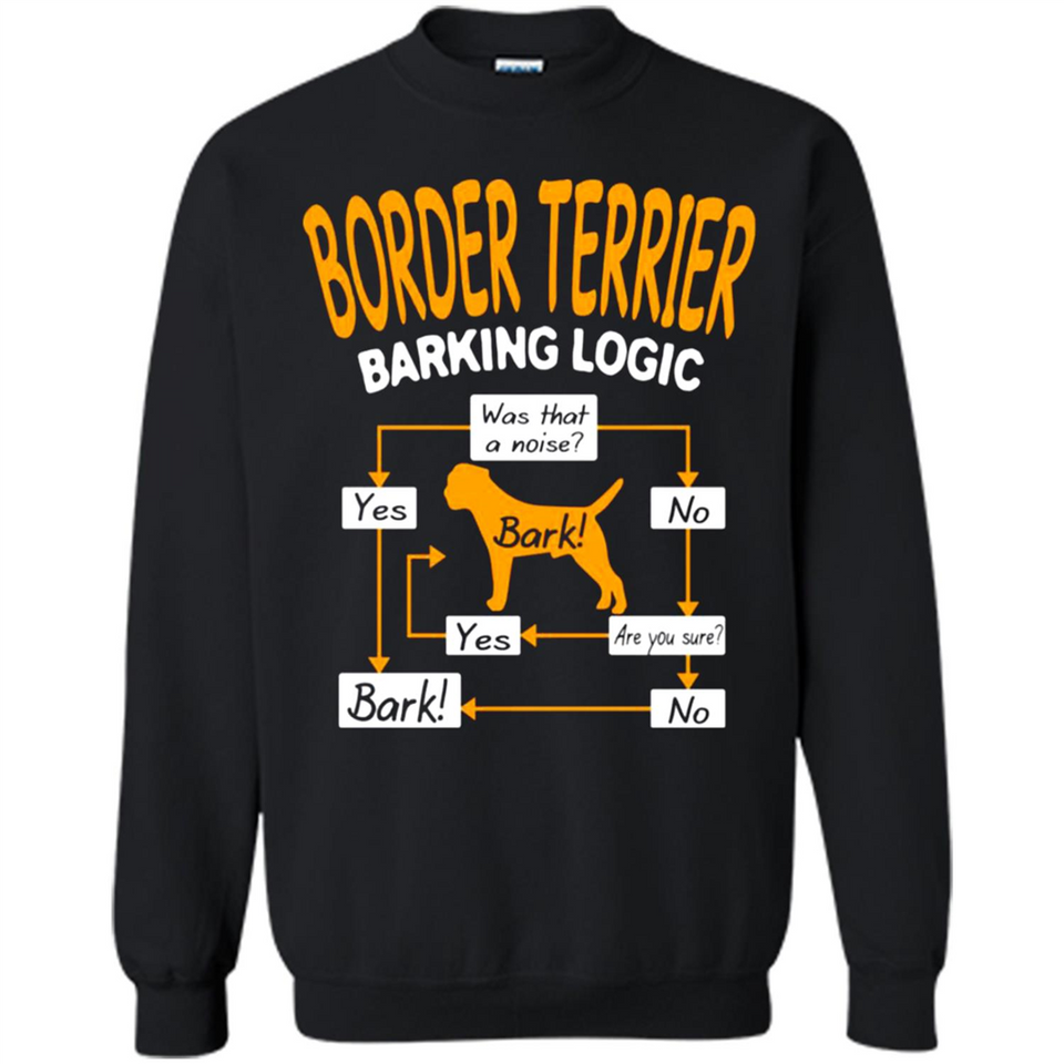 Border Terrier Barking Logic - Sweatshirt