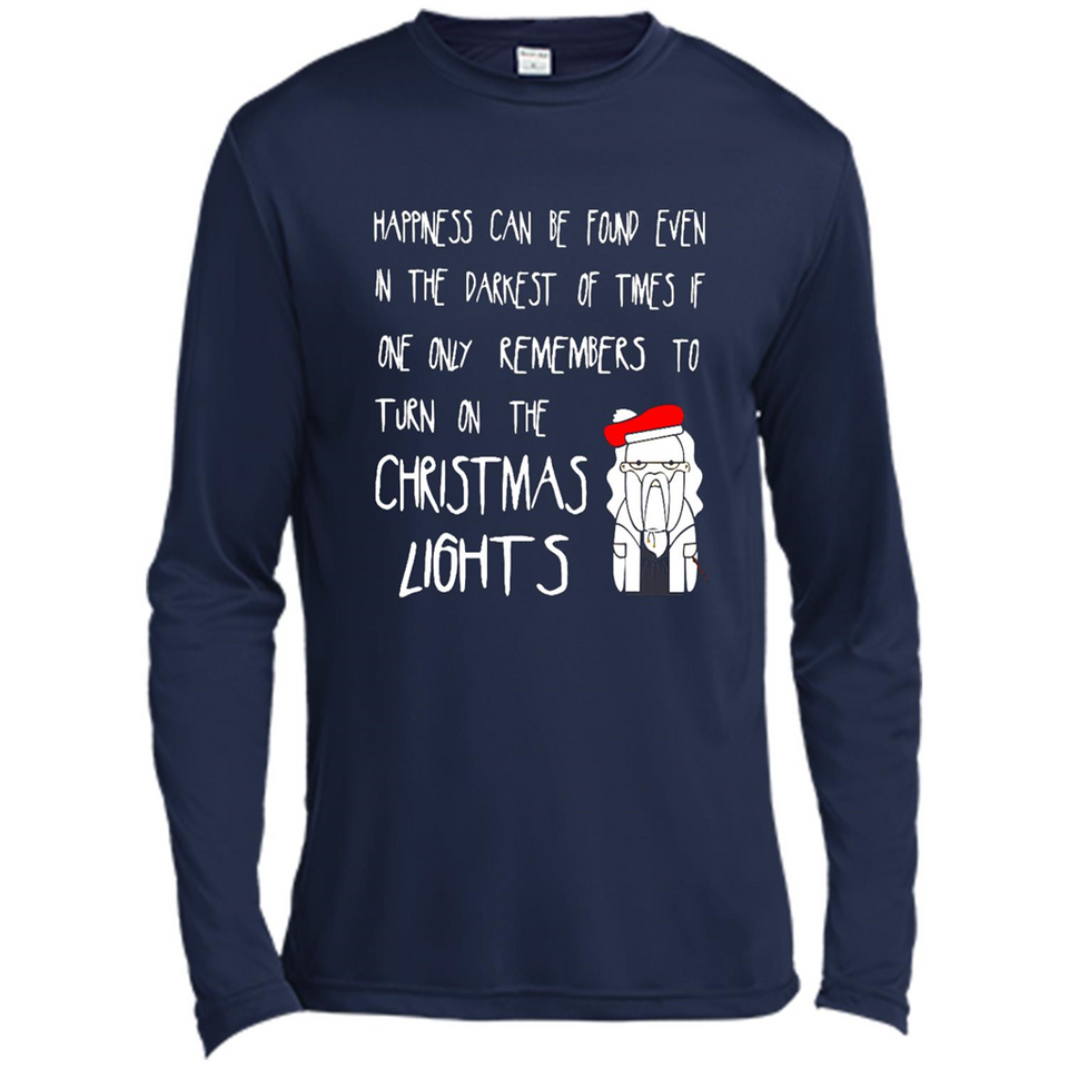 Christmas Ugly Sweater Christmas Lights - Canvas Long Sleeve T-Shirt