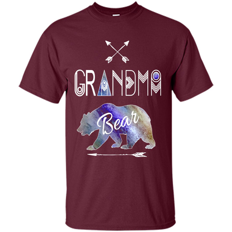 Grandma Bear Shirt Tribal Family Vacation & Camping Tee - Shirt
