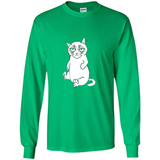 annoyed kitty touchy kitty grouchy ball of fur noody kitty PING PONG