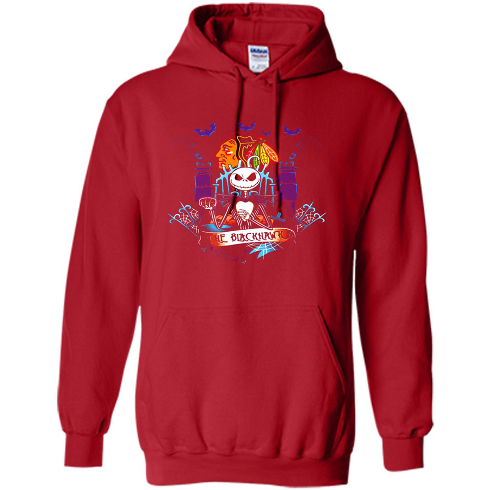 Chicago Blackhawks Halloween The Nightmare Before Christmas - Hoodie