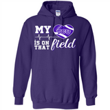 TCU Horned Frogs Football My Heart is on that Field - Hoodie