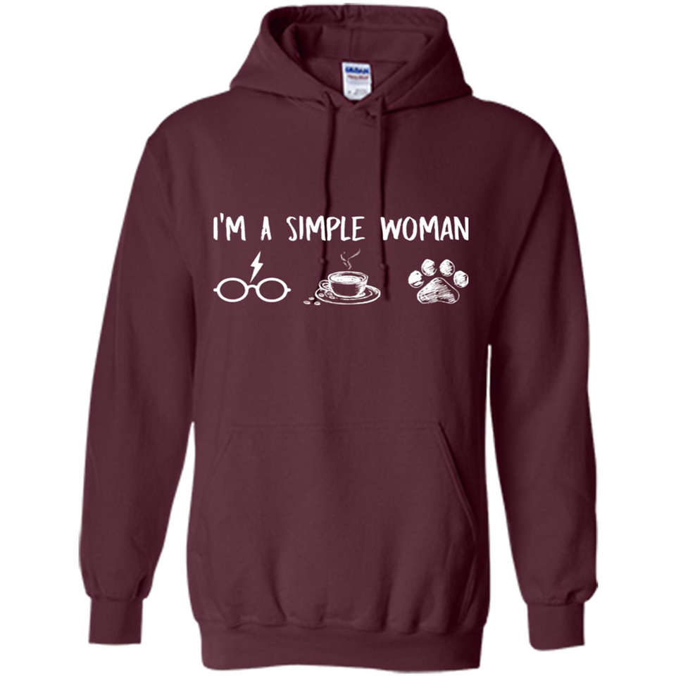 I’m Simple Woman Like Harry Potter, Coffee and Dog