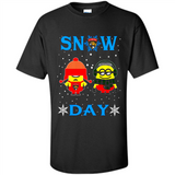 Snow Day Shirt For Florida Panthers Vs Minion Fans pingpong