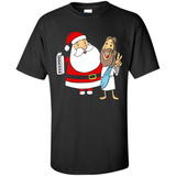 Eggnog Santa And Jesus Christmas