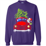 Vintage Santa red Truck Christmas Tree PINGPONG