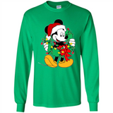 Mickey Mouse Merry Christmas Disney Sweatshirt - Long Sleeve T-Shirt