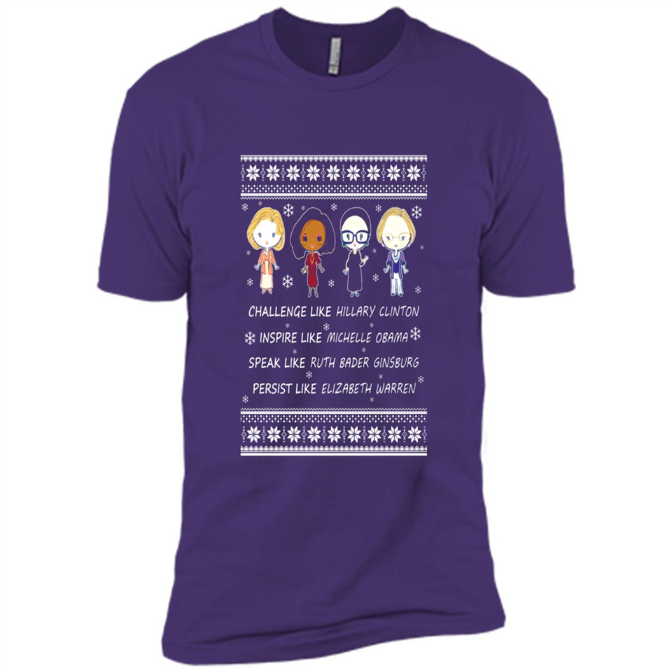 Nasty Women Michelle Hillary Warren Bader Christmas PINGPONG