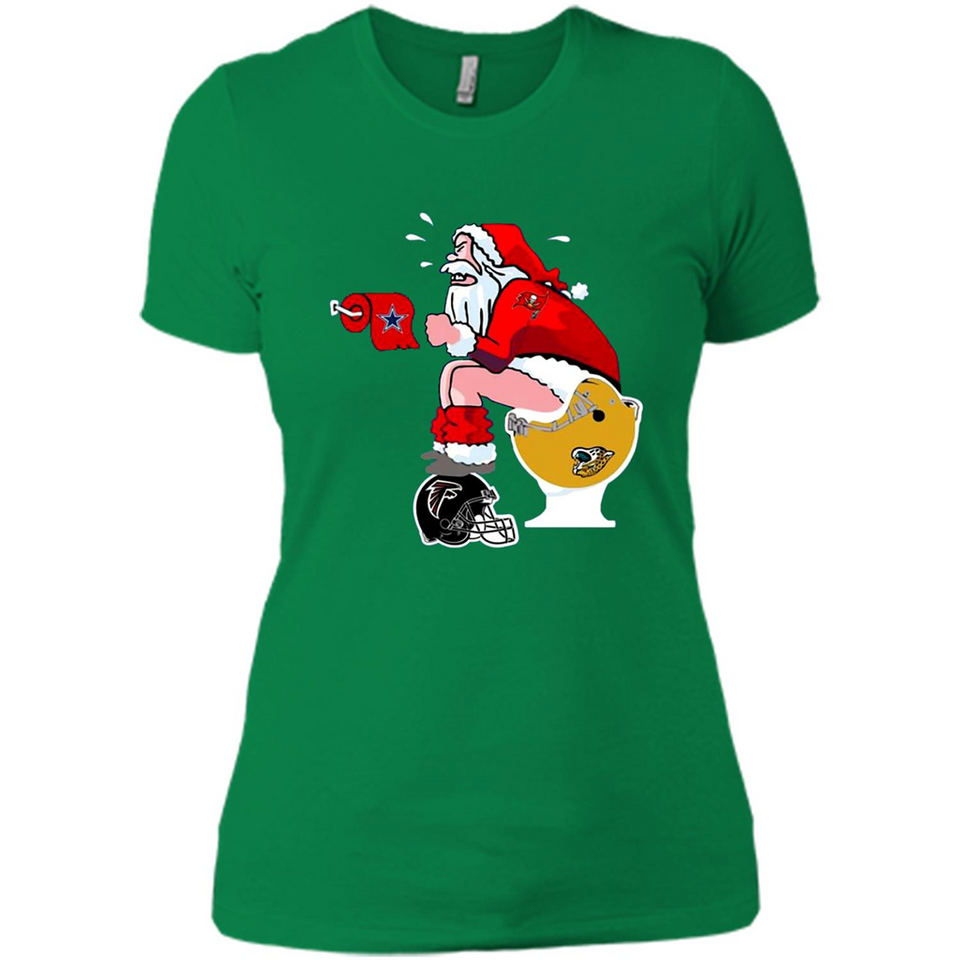Tampa Bay Buccaneers Santa Claus Toilet